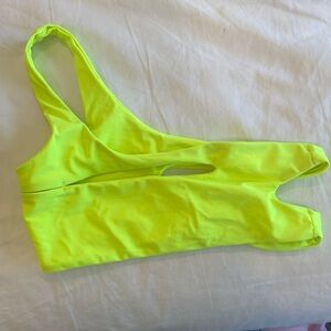 Vibrant cheeky bikini top